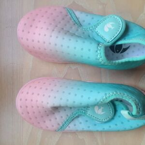 Kids Gradient Aqua and Pink Shoes